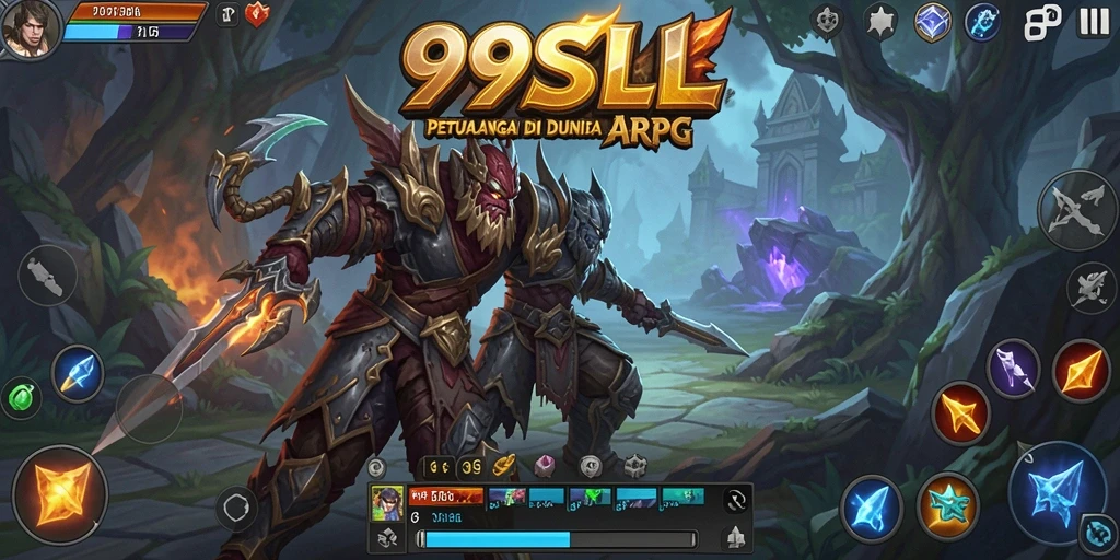 Gameplay seru 99SLL di dunia ARPG yang luas.