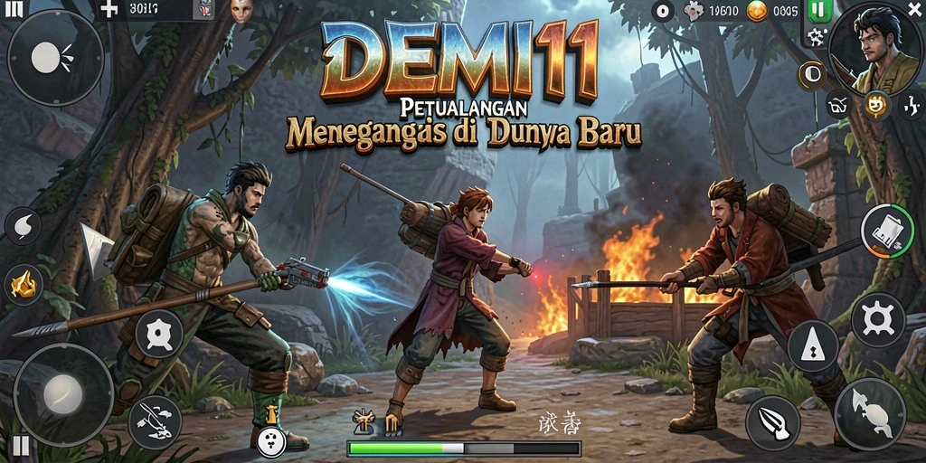 Gameplay seru dalam DEMI11 yang memukau dan mendebarkan.