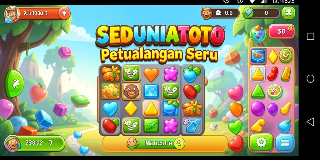 Tampilan menarik dari gameplay SEDUNIATOTO yang penuh warna.